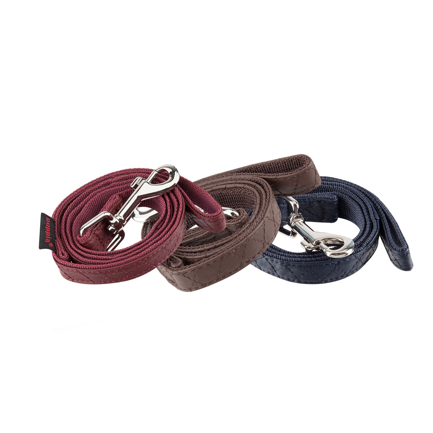 Puppia Farren Lead, Large, Wine Red - Image 2