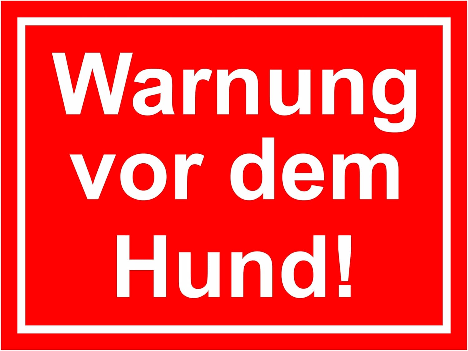 Daged Laufen Verboten Aufkleber 23x16 Cm - Sicherheitszeichen