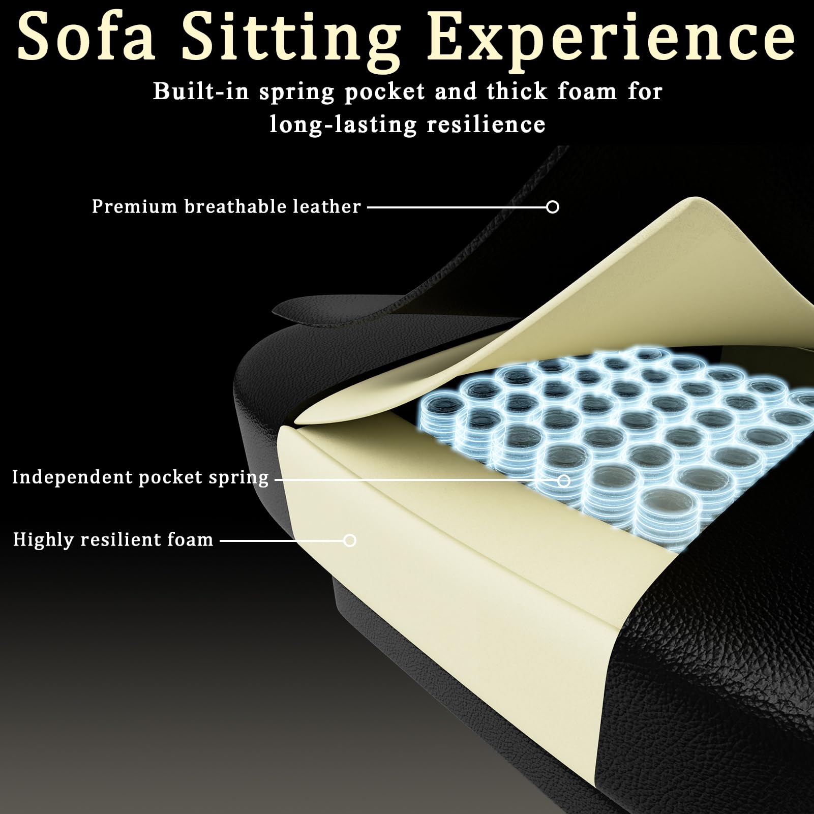 Chaise Gaming pour Adulte, Chaise de Bureau Ergonomique avec Dossier réglable, Fauteuil Gaming avec Appui-tête et Soutien Lombaire, Siege Gaming Rotatif avec Accoudoir (Noir Profond)