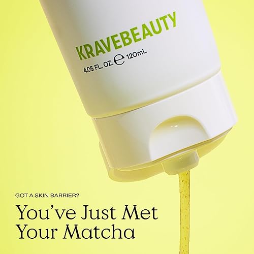 Miniatura 2 de KraveBeauty Limpiador Hidratante de Matcha y Cáñamo  Limpiador Facial Diario Suave Inspirado en Corea, Hidratante y No Agresivo, Cáñamo y Matcha,