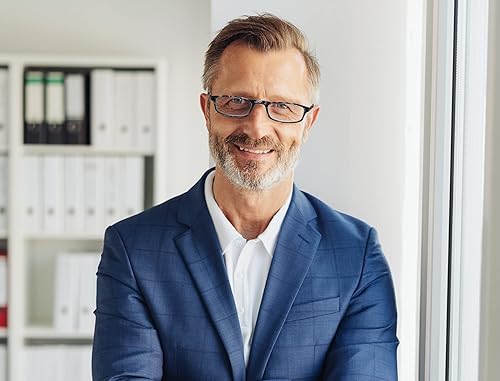 Miniatura 7 de MODFANS Gafas de lectura para mujeres y hombres, montura estrecha ligera con acabado brillante, bisagra de resorte flexible, elegantes lentes