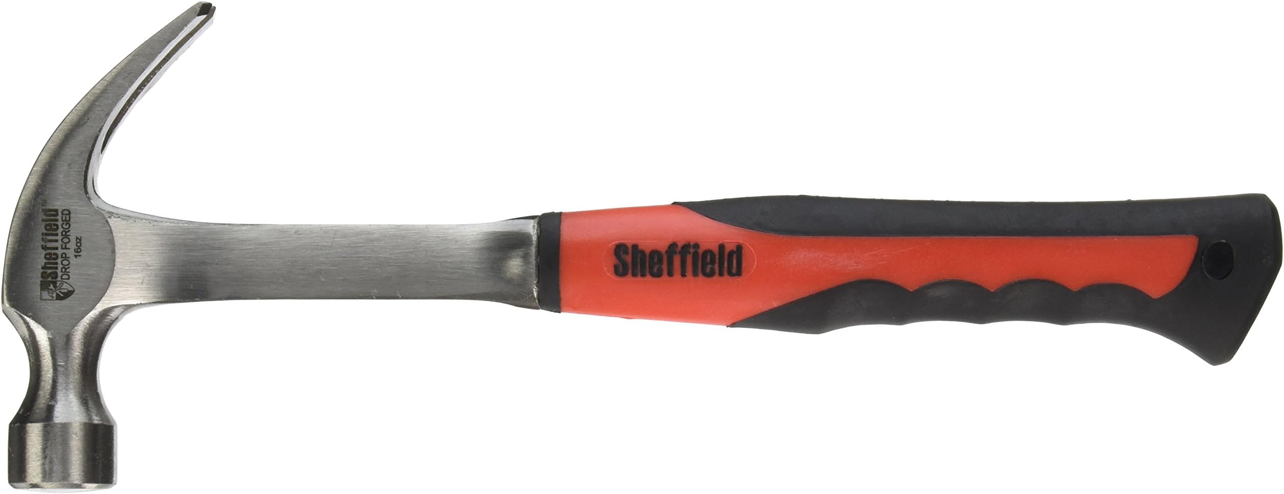 Sheffield 58551 Solid Steel 16-Ounce Curved Claw Hammer