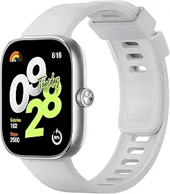 Smartwatch Xiaomi Redmi Watch 4 Hyper OS M2315W1 Silver Gray BHR7848GL (Versão Global)