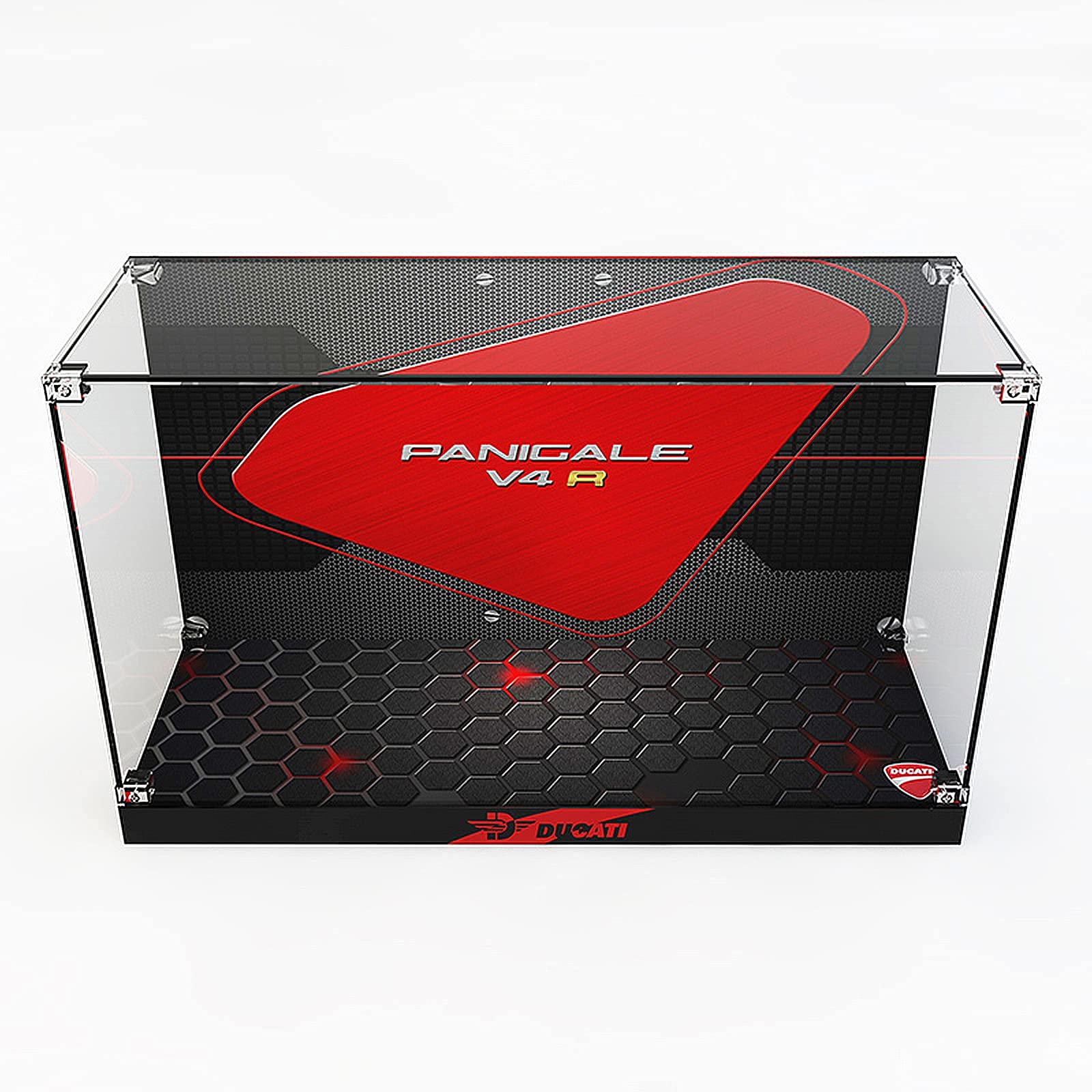 LMTIC Acrylic Display Case for LEGO Technic Ducati Panigale V4 R 42107
