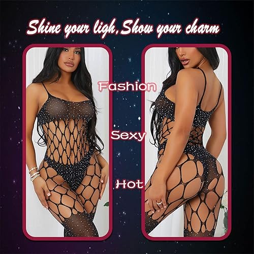 Miniatura 3 de mom&myaboys Medias de red para mujer, lencería sexy, lencería para mujer, medias sexis