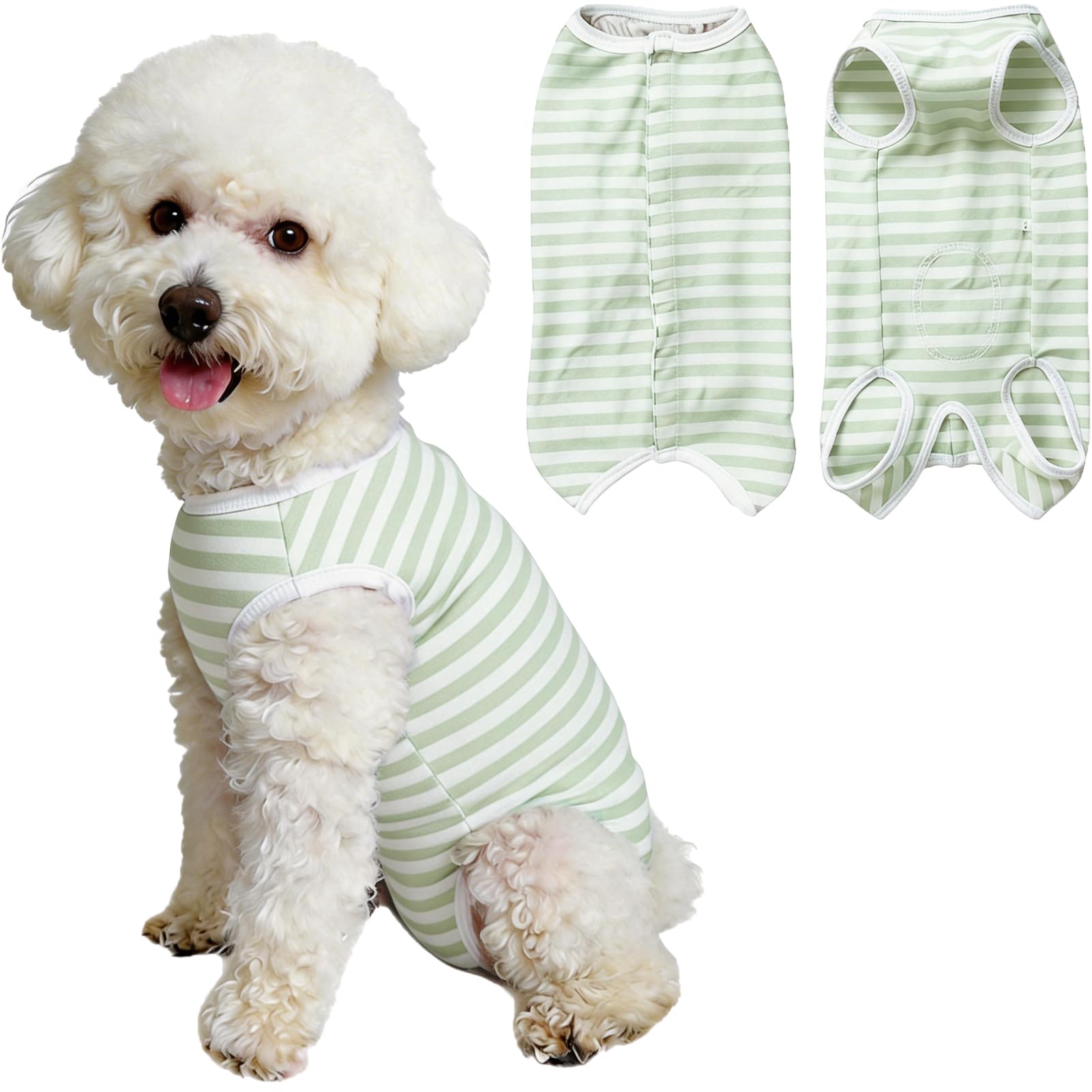 Paipeper Dog's Recovery Suit Post Surgery Shirt for Puppy, Small Dog Surgical Recovery Suit for Female Male Dogs, Dog Onesie Protect Surgical Wound(
