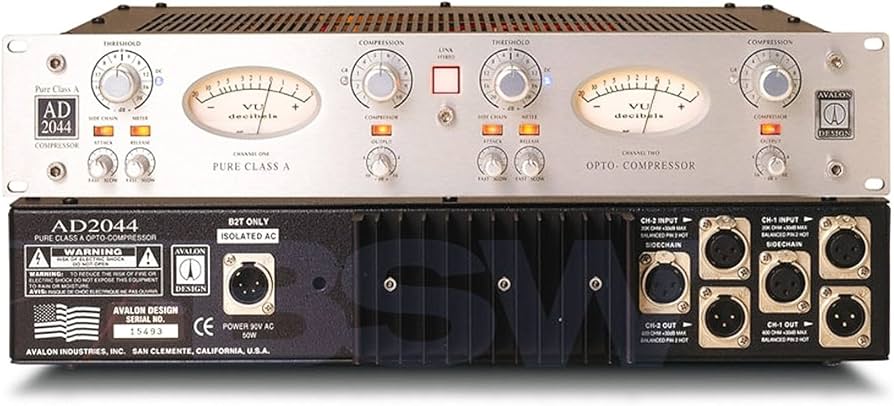 Avalon AD2044 Dual Mono/Stereo Class A Opto Compressor : Amazon