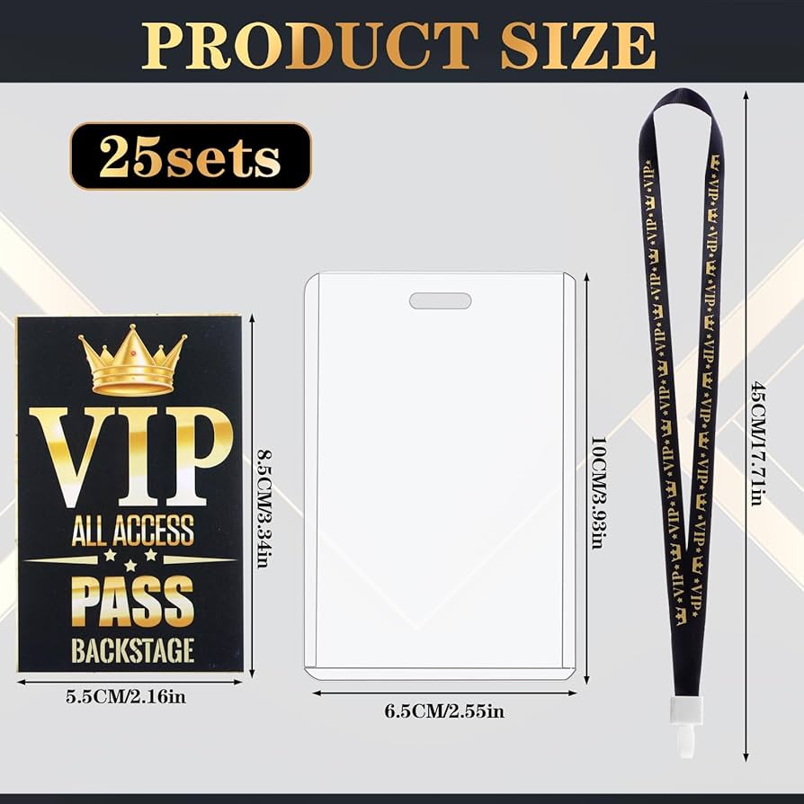 amazon-com-fionupi-vip-badge-lanyards-plastic-clear-vip-backstage-pass-cards-bulk-with-black-breakaway-lanyard-for-quince-concert-event-birthday-award-movie-night-party-organizer-25-office-products for Free Printable Backstage Pass Template Amazon.com: FIONUPI VIP Badge Lanyards Plastic Clear VIP Backstage Pass Cards Bulk with Black Breakaway Lanyard for Quince Concert Event Birthday Award Movie Night Party Organizer (25) : Office Products for Free Printable Backstage Pass Template