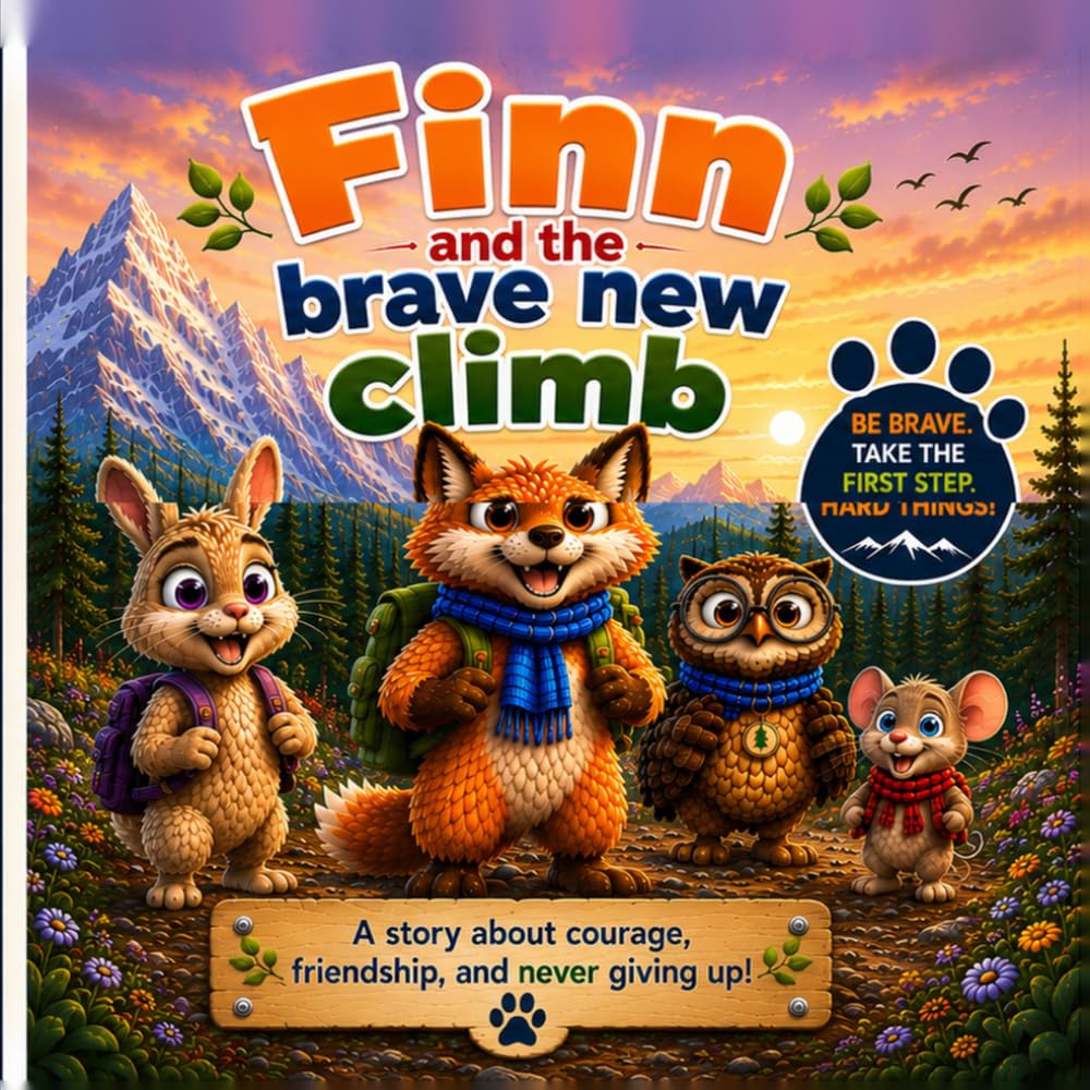 FINN AND THE BRAVE FIRST CLIMB: One step at a time (The Finn The Fox Adventures)