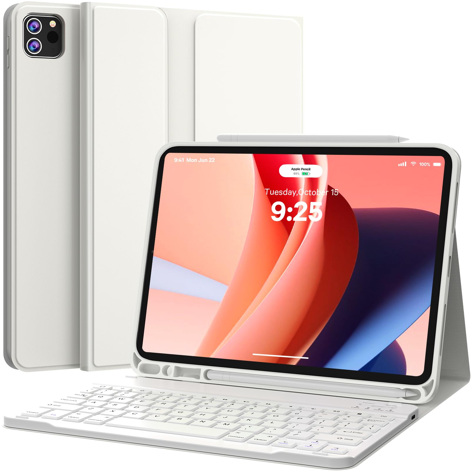 CHESONA for iPad Air 11 Inch Case with Keyboard M3/M2 (2025
