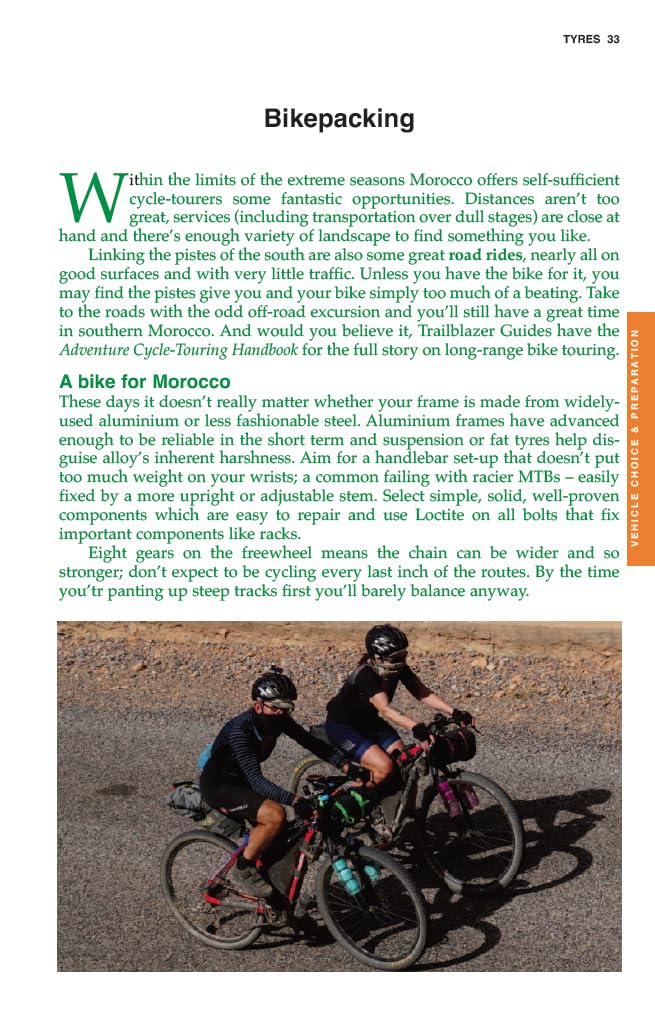Morocco: Overland route guide 4wd, motorcyclist & cyclist (Trailblazer Guides)