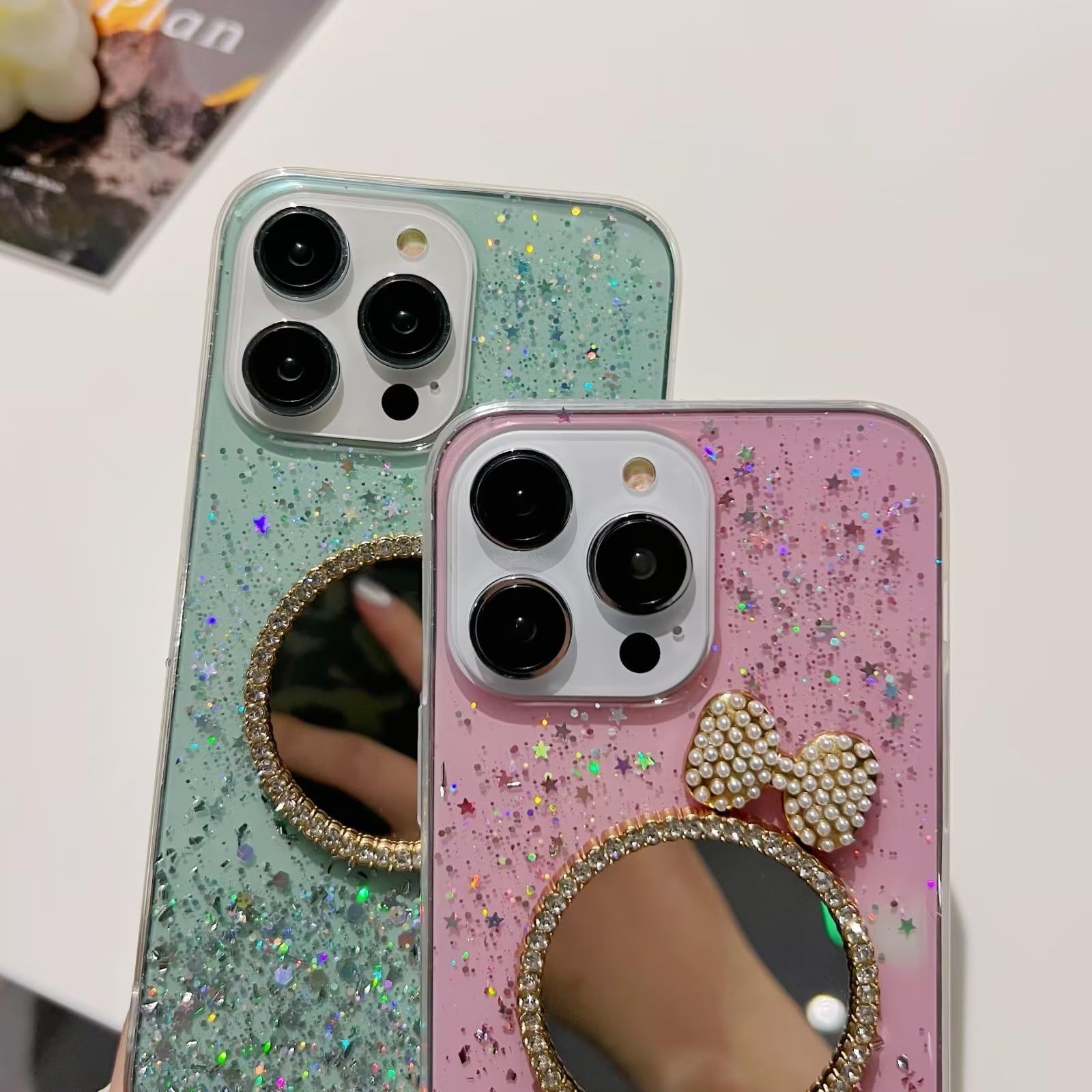 Custodia Per Oppo Realme 8 Pro 4G - Cover Con Cavalletto 3D Cuore, Morbida, Sottile, Protettiva - Foto 7