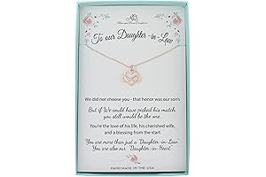Daughter-in-Law Infinity Heart Necklace Gifts from Father-in-Law or Mother-in-Law