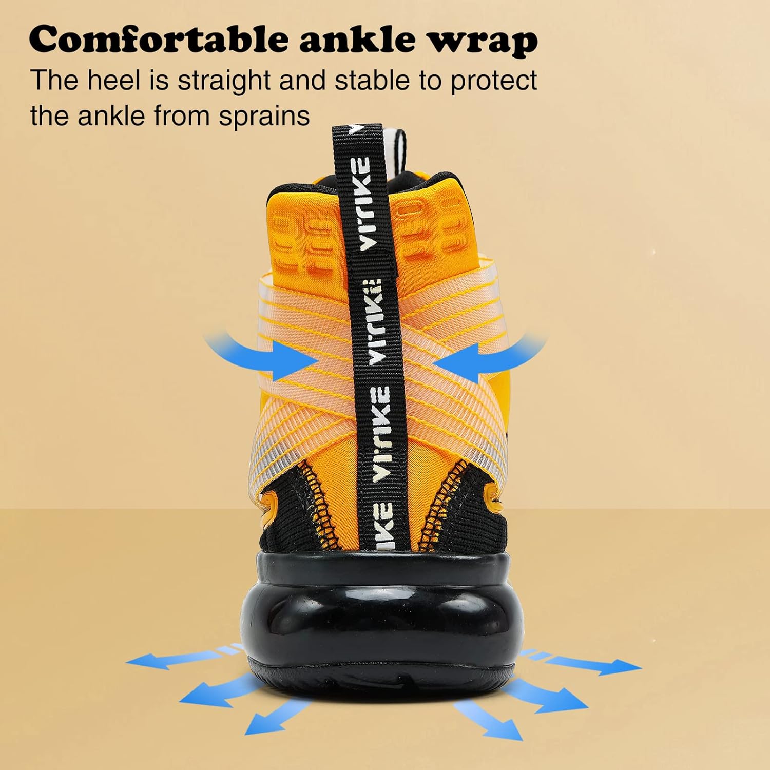 JMFCHI Kids Basketball Shoes High-top Sports Shoes Sneakers Durable Lace-up Non-Slip Running Shoes Secure for Little Kids Big Kids and Boys Girls - Image 4