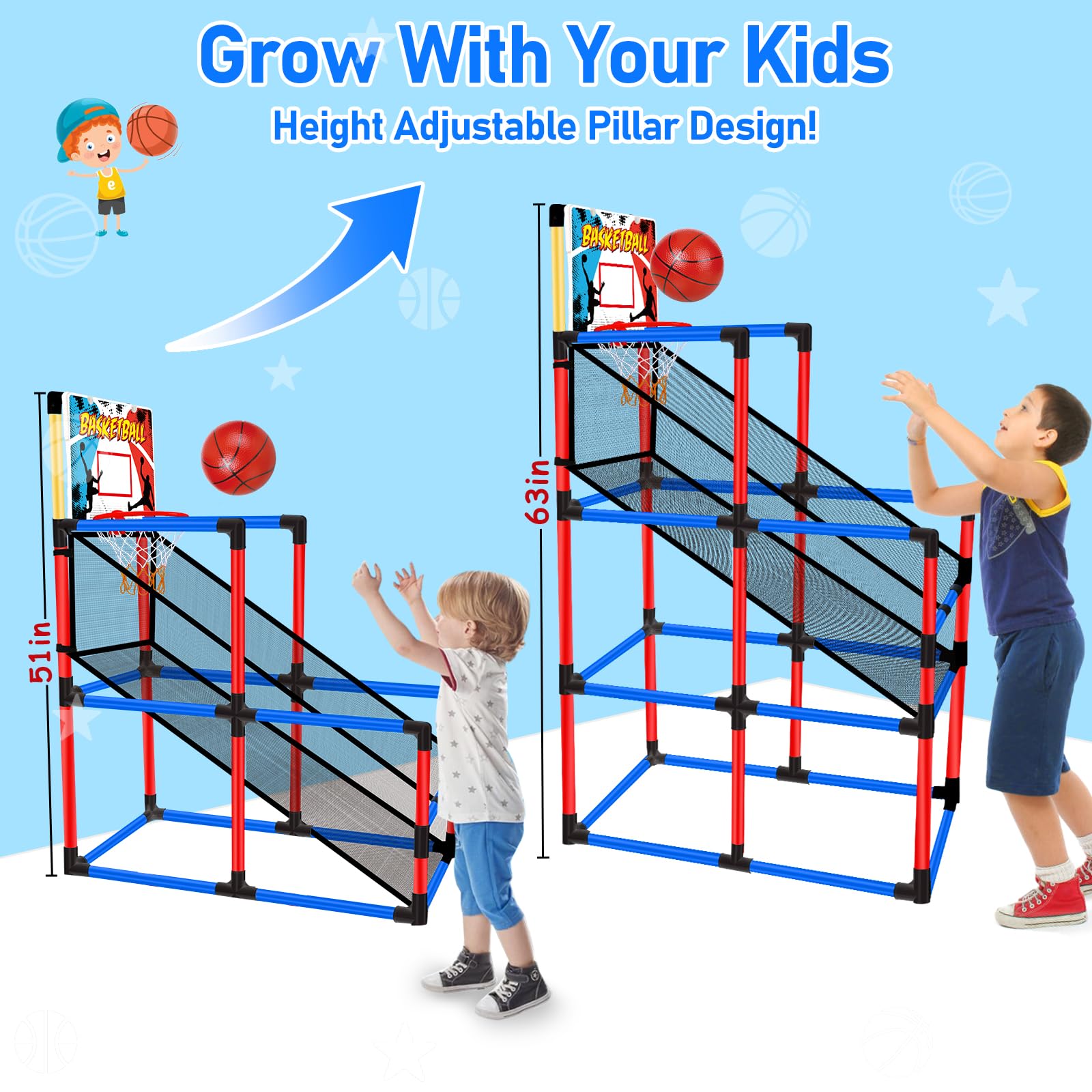 Tricycle For Toddler 2-5 Year Old Giant Game Outdoor 63