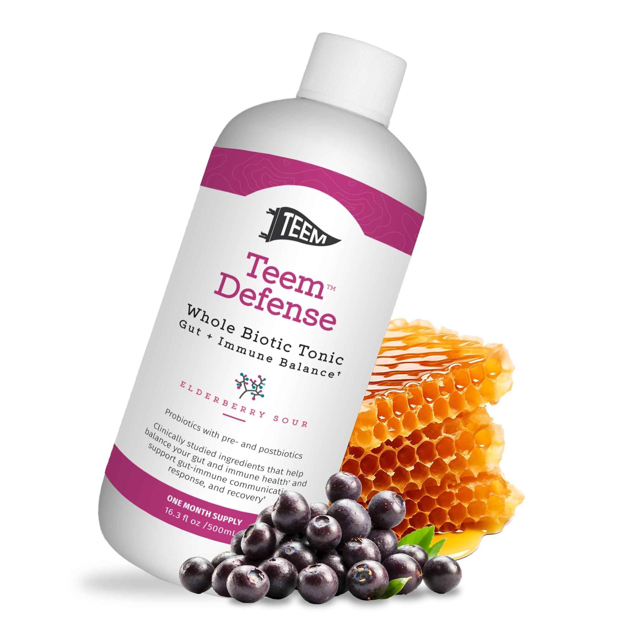 Amazon.com: Teem Defense Liquid Probiotic with Elderberry, Whole