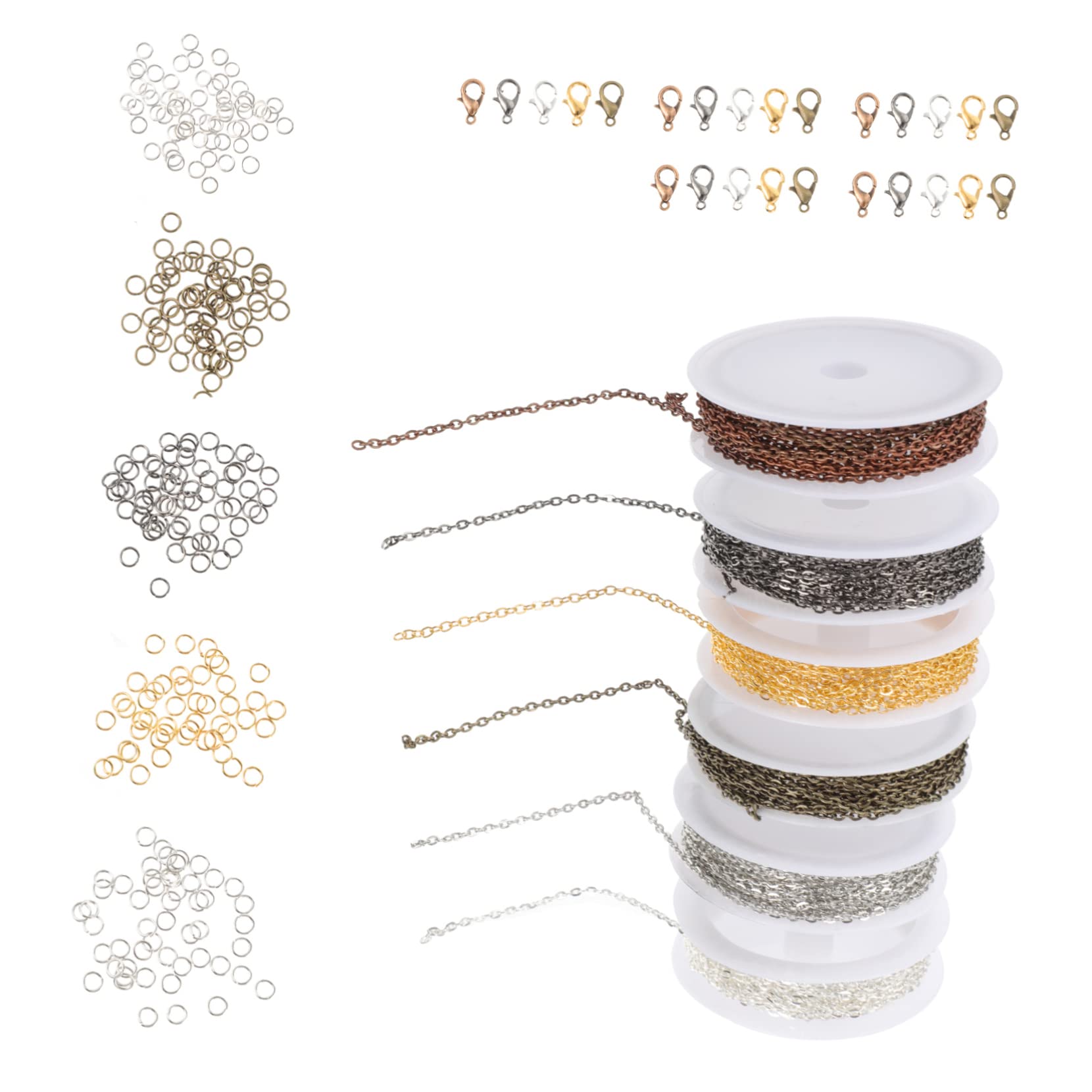 EXCEART 1set Accessori Per Creazione Gioielli Clip Granchio Per Riparazione Collane e Bracciali Strumenti Di Lavoro Artigianale Per Gioielli