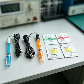 ORP Electrode Probe, PH ORP Replacement Probe With BNC Connector 300Cm Cable0-14 Q9 Probe Controller For PH Meters Controllers Water Testing Labs