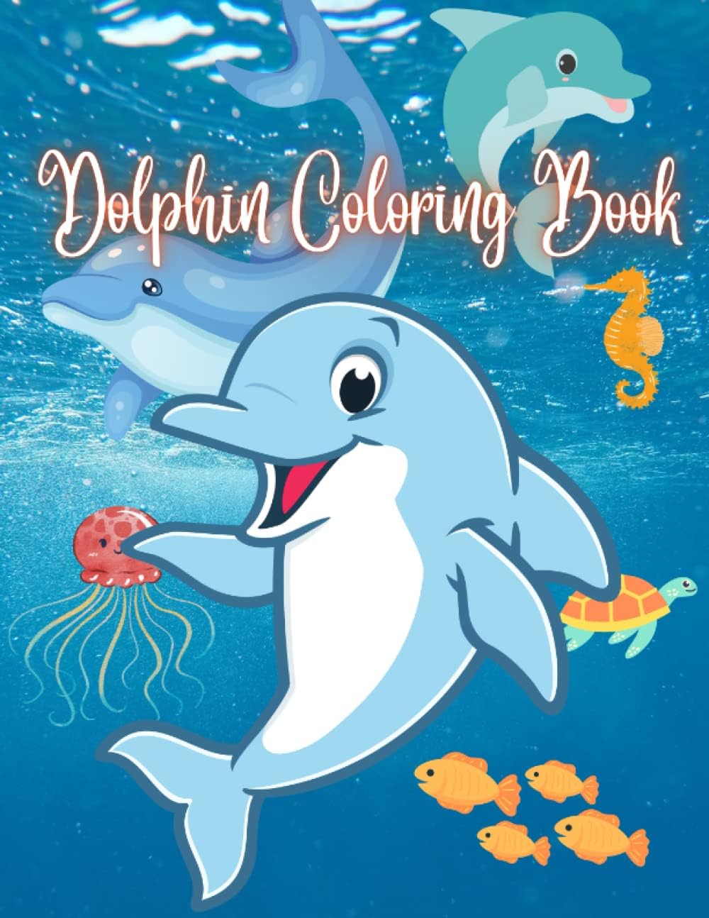 Dolphin Coloring Book