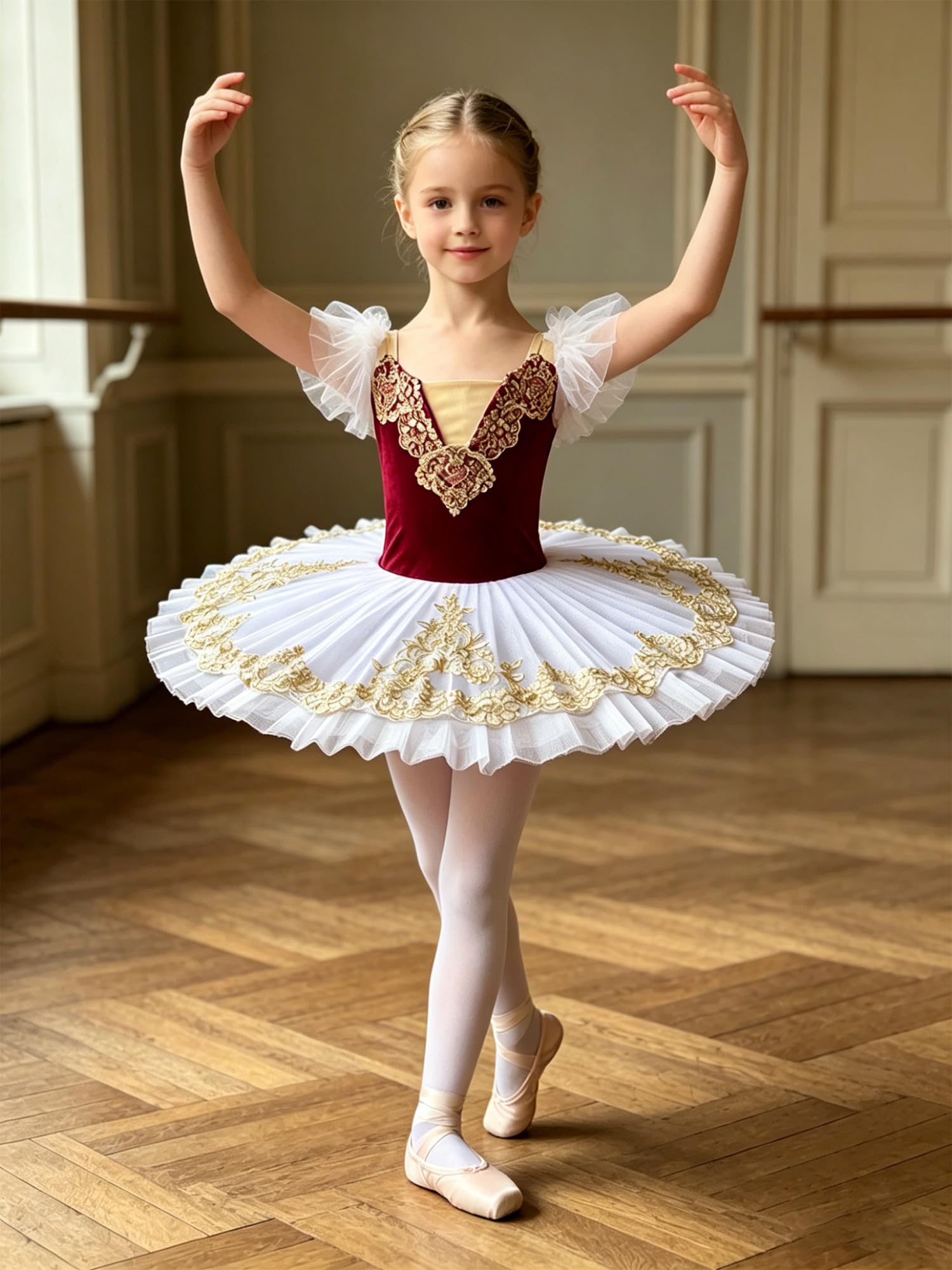 Dziecięca sukienka wieczorowa, tutu, baletowa, do tańca, tutu, do tańca, w stylu boho, na lekcje tańca