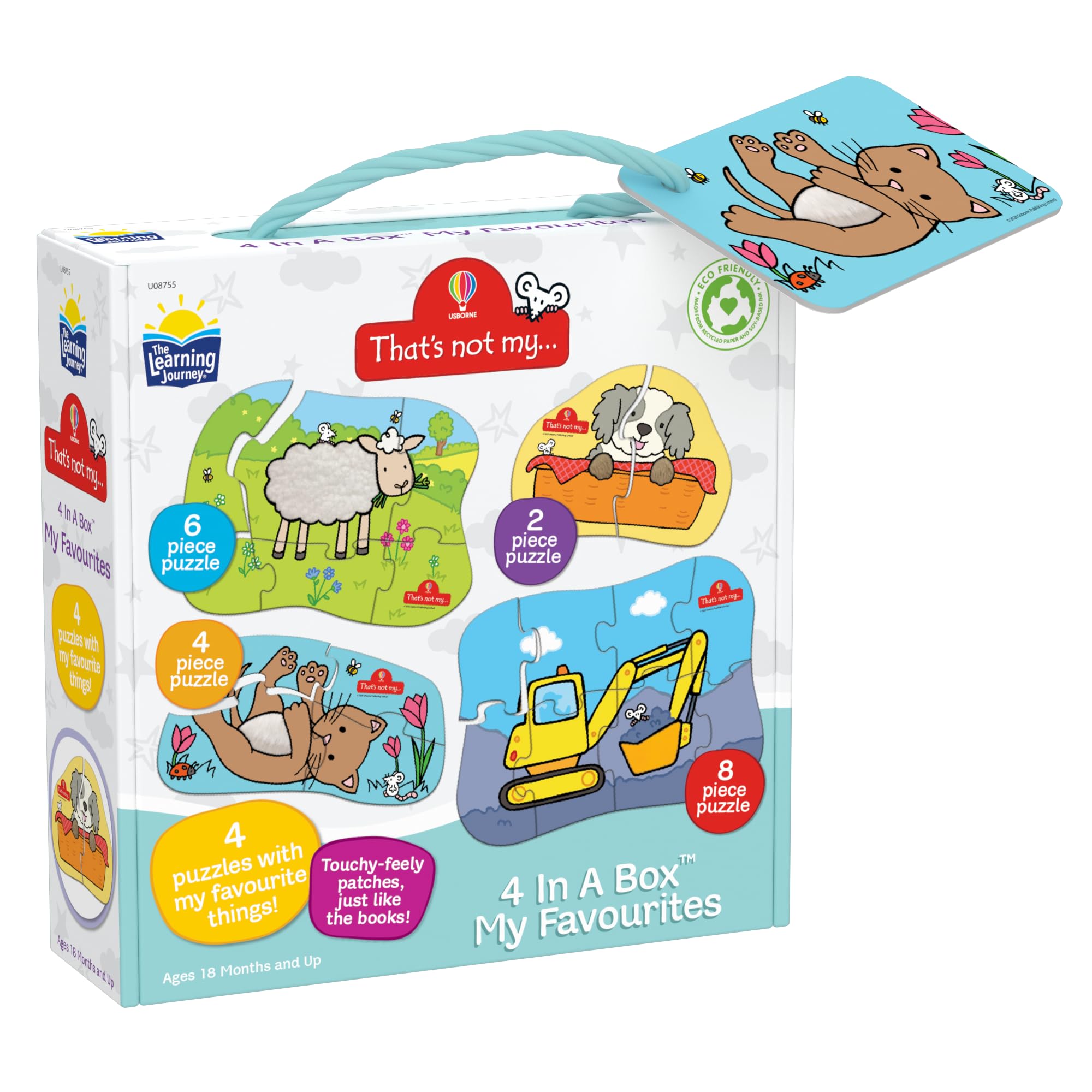 University Games That's Not My... 4-in-1 My Favourite Things Puzzle Set, 18 months+ — image 1