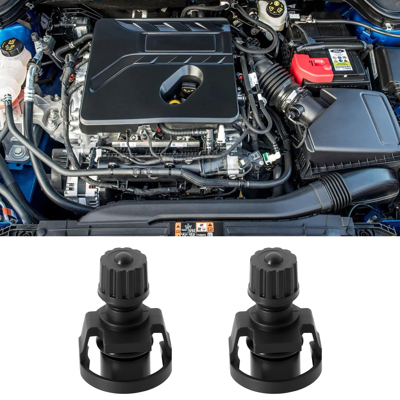 2 szt. Wąż chłodzący kompatybilny z Ford 1.0 GTDi i EcoBoost Złącze chłodnicy 1791975 C1B18C362AA