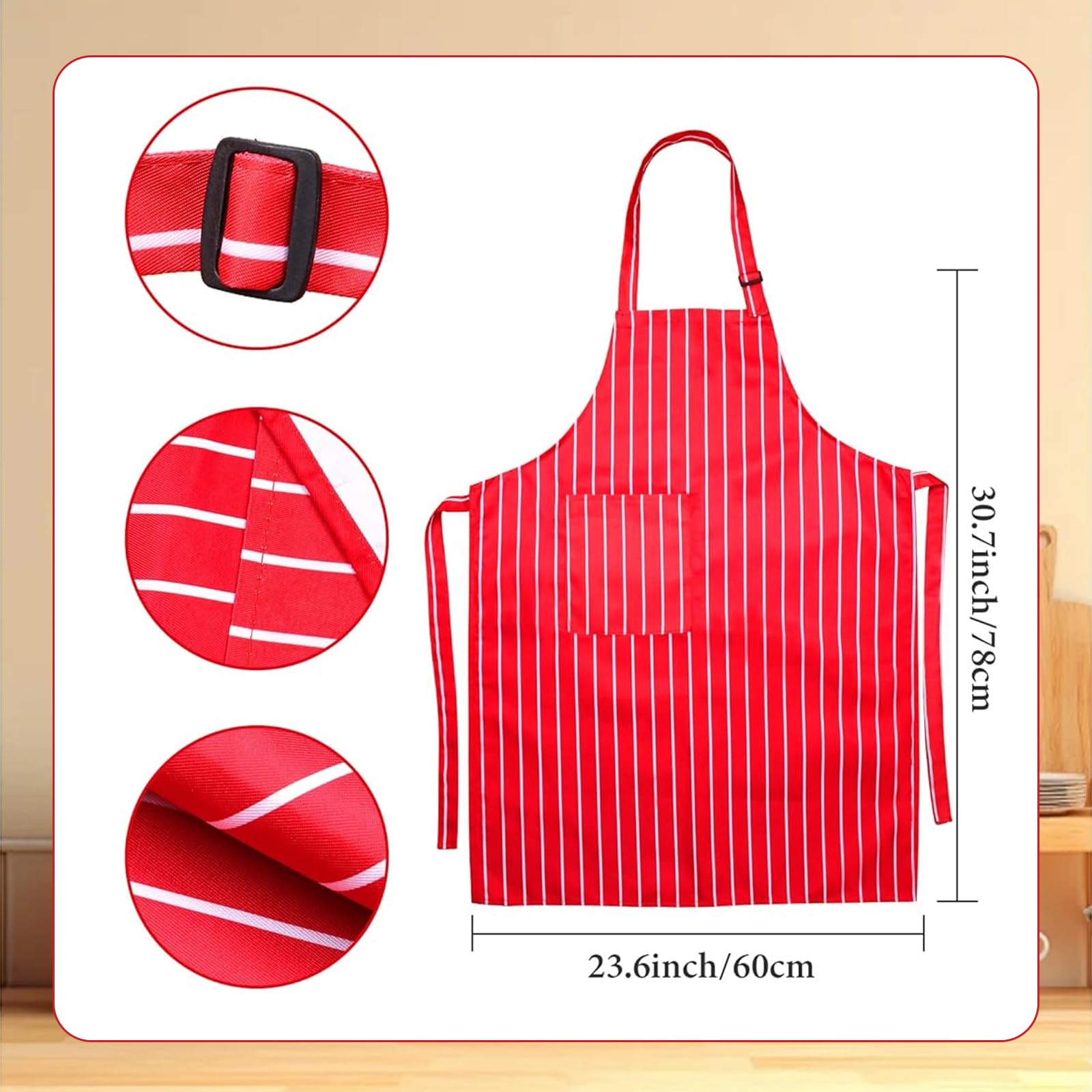 3 PCS 1950s Waiter Costume Kit - Image 4