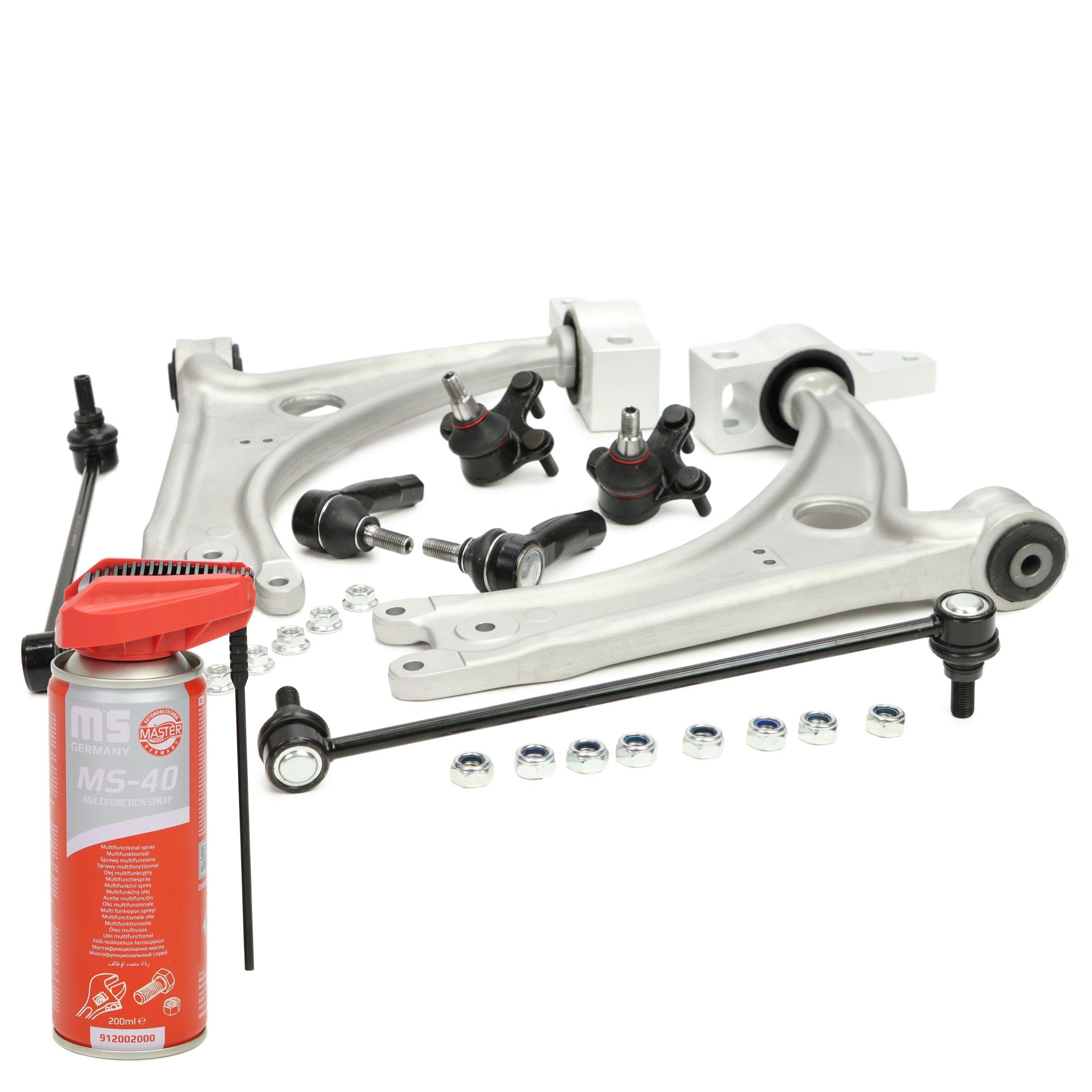 36824-SET-MSP Serie/Kit Kit braccio oscillante Sospensione ruota Anteriore 200ml
