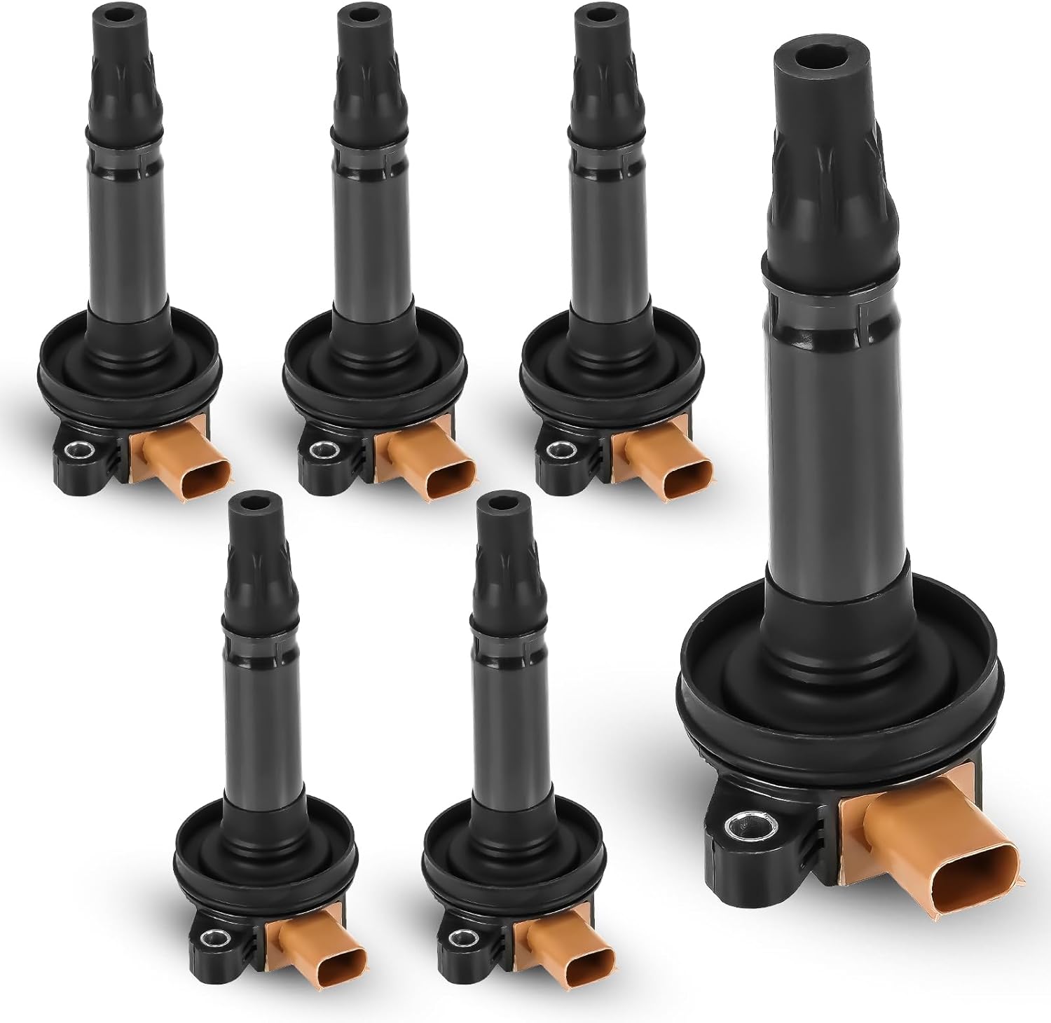 Set of 6 Ignition Coil Compatible with Ford Lincoln Explorer Expedition F-150 Flex Taurus Transit Lobo MKS MKT Navigator Replacement for C1814 DG549 UF646