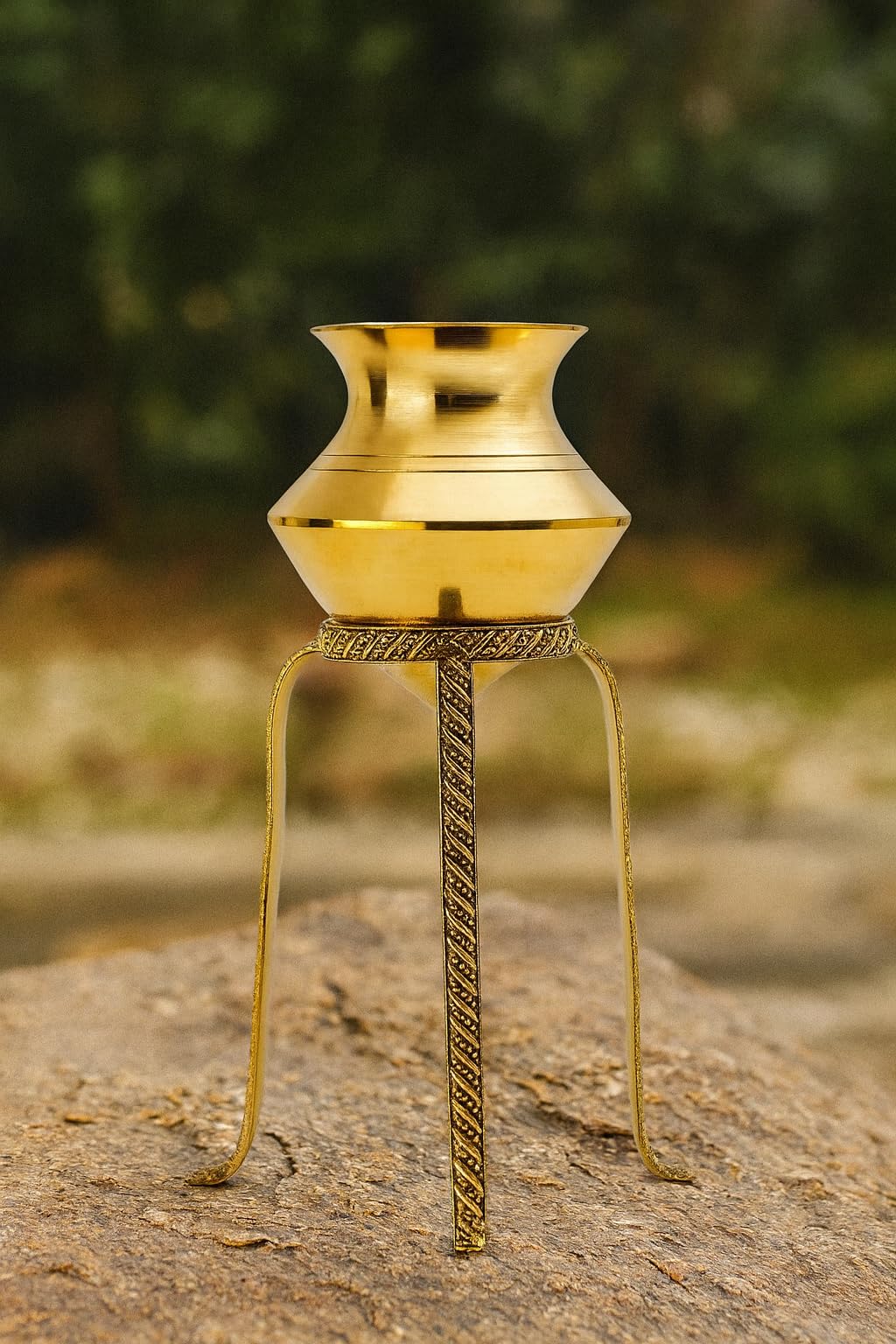 Brass Shivling Stand - Jalabhishek Set for Pooja -3