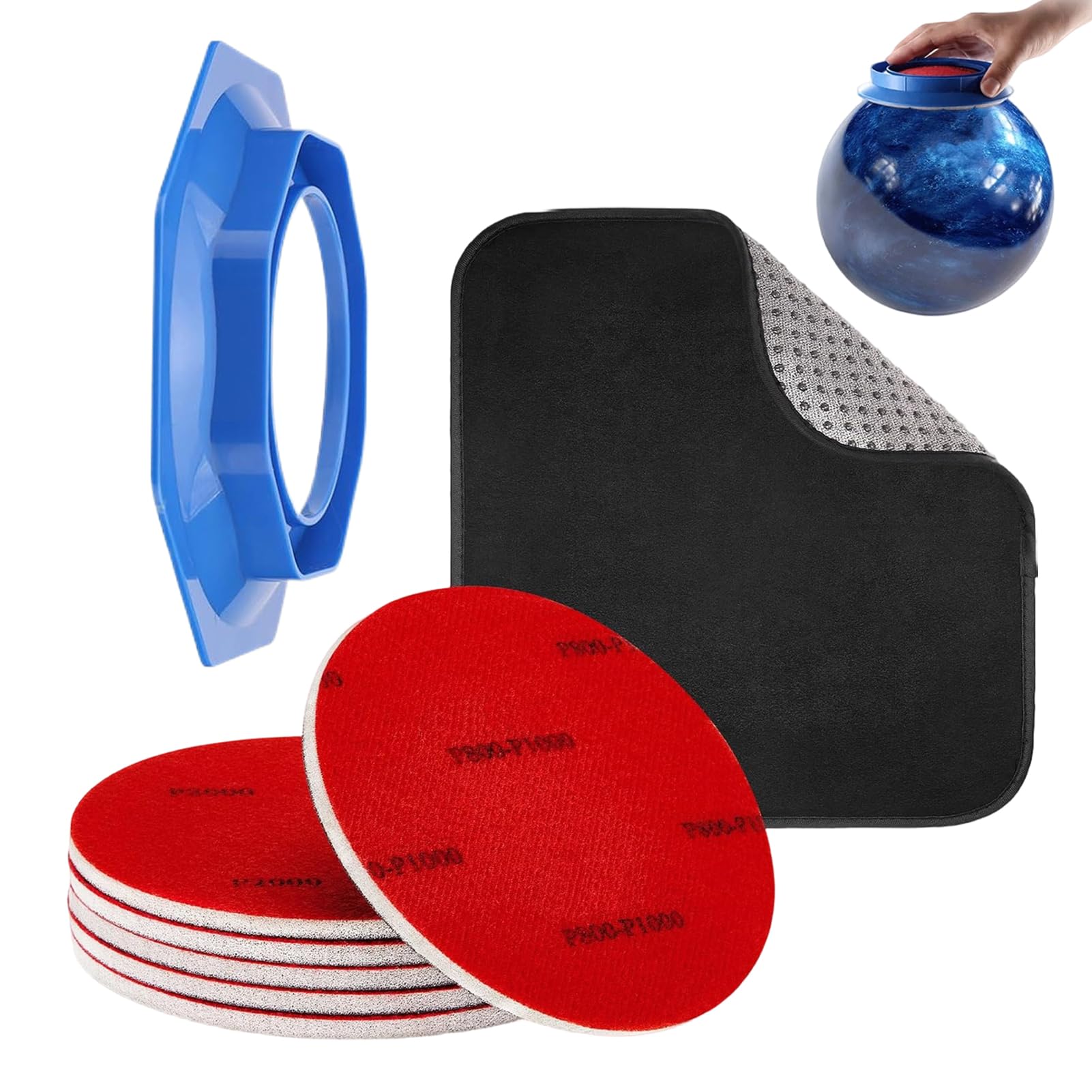 Generisch Bowling Ball Cleaning Kit – Universal Reusable Portable Professional | Dirt Remover Bowling Ball Cleaner,for Daily Training Competitions Festival Event Home Entertainment