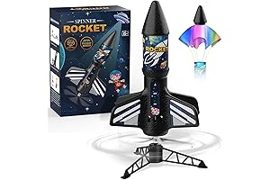 Rocket Launcher Toy, Educational Gift for Boys 8-12, Launch Up to 200 ft.