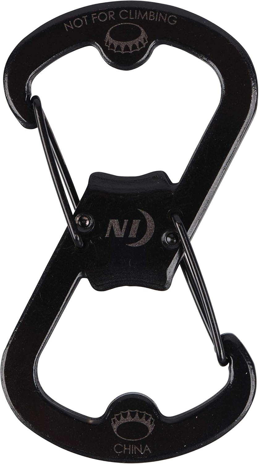 🔥 Nite Ize Ahhh Dual Bottle Opener, S-Biner Dual Carabiner with Double-Sided Bottle Openers, Black