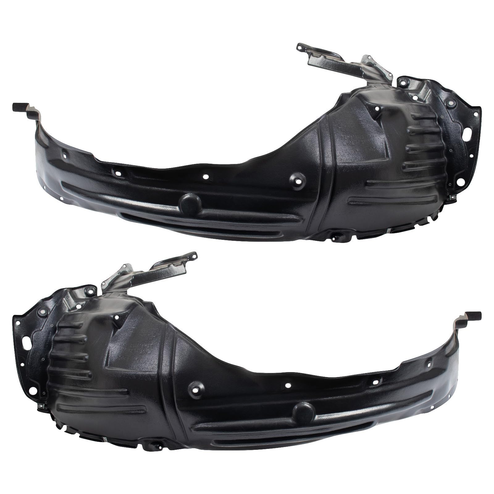 TRQ Front Inner Fender Liner Set | For 2012-2015 Honda Pilot HO1248153 HO1249153