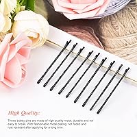 Vista 4 de MORGLES - 240 horquillas negras de 2.2 pulgadas para todo el cabello con caja