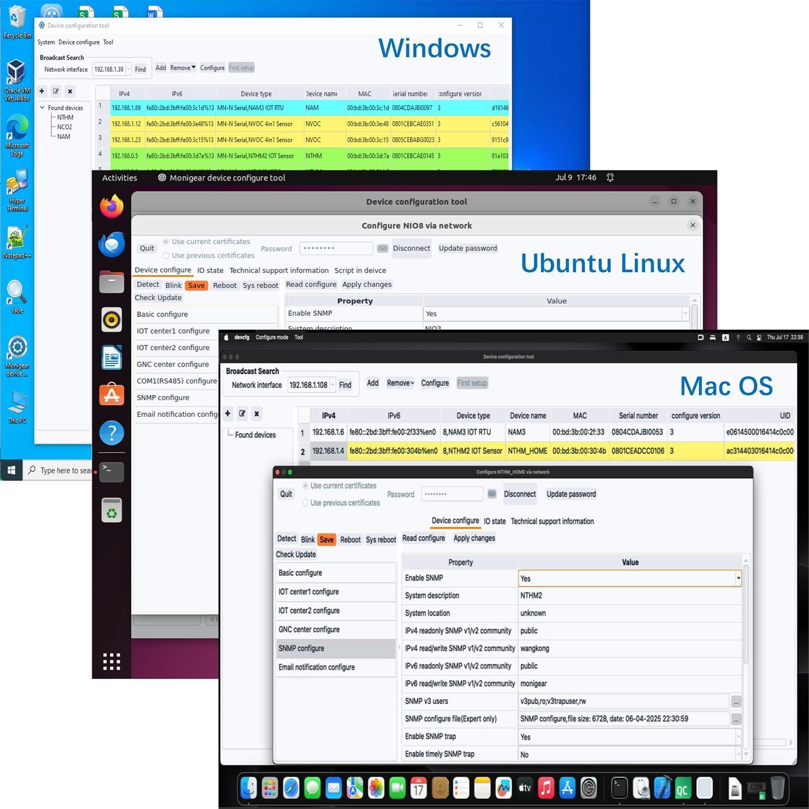 Sensore di Temperatura Umidità di Rete con PoE MONIGEAR - Monitor IoT, Supporto Protocolli MQTT, BACnet, SNMP, Modbus TCP, Integrazione AWS Azure Tuya Cloud