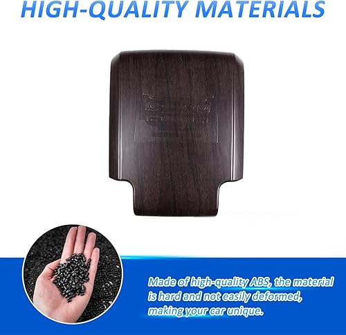 Miniatura 6 de YIWANG Fundas protectoras para reposabrazos de fibra de carbono ABS para coche, modificación decorativa para Land Rover Defender 2020-2022 (grano de