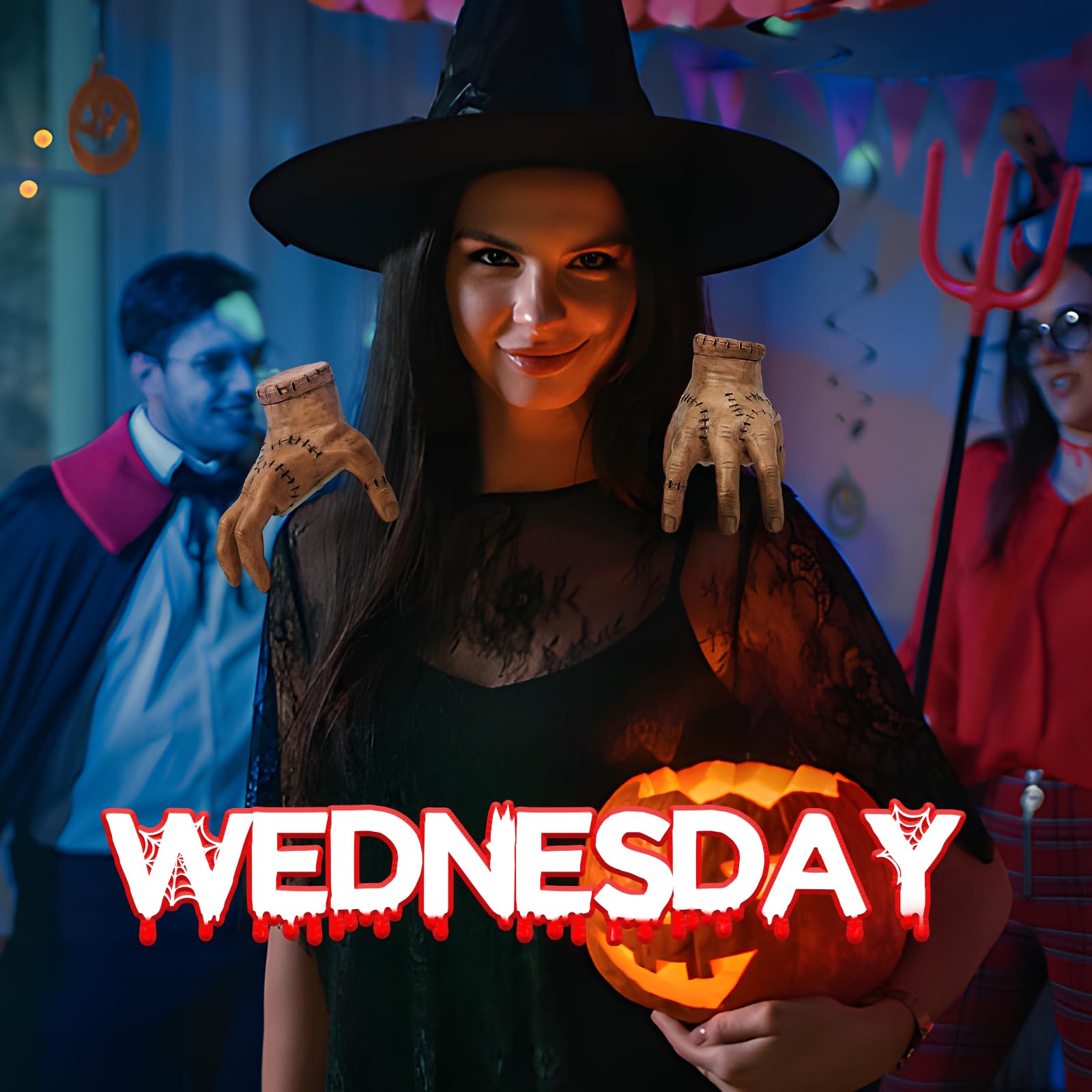 Amazon.co.jp: Syongzida Wednesday Addams Family Thing Hand