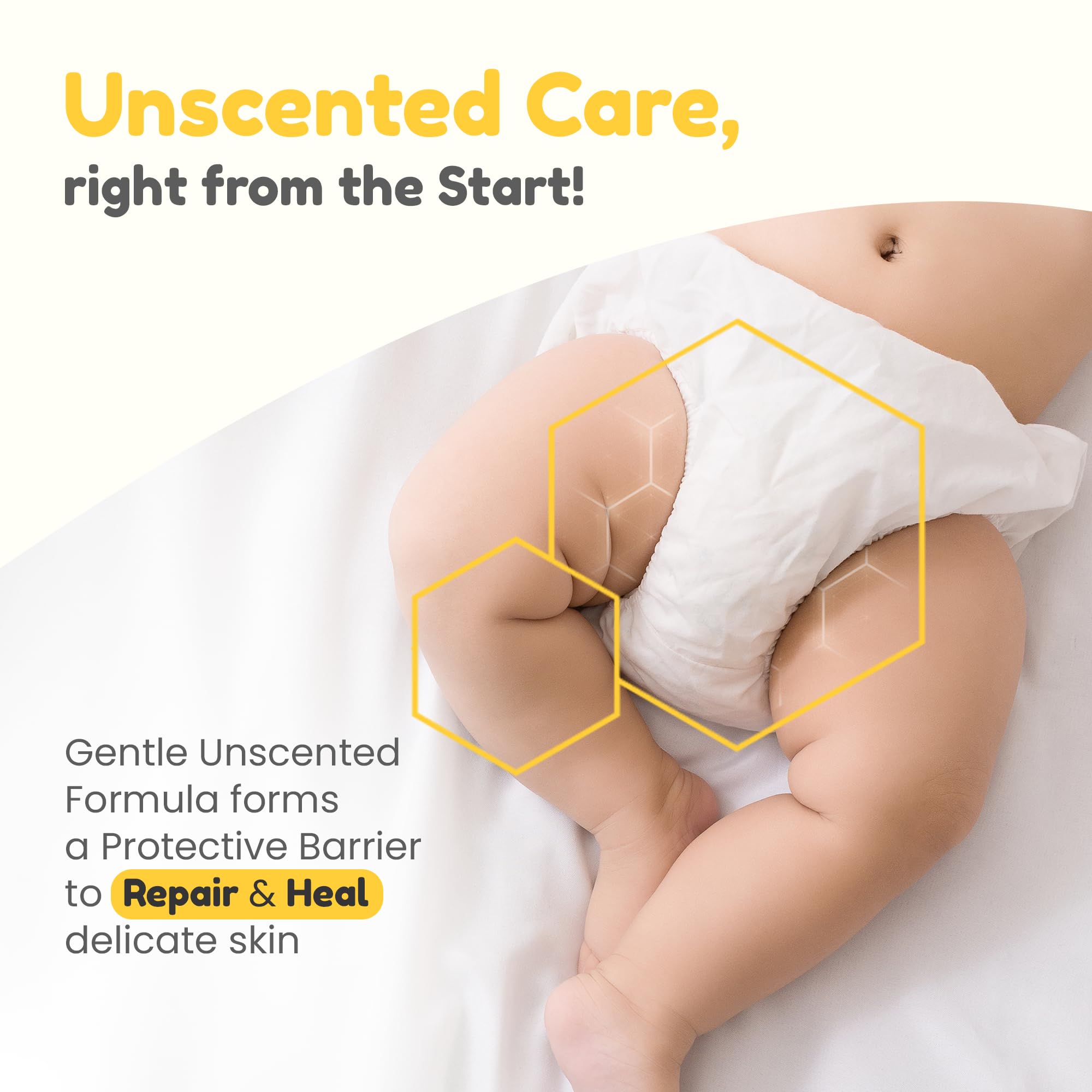 Mother Sparsh Simply Unscented Baby Diaper Rash Cream With Natural Oatmeal -50g | Rash Cream for Babies | Protects from Irritation | Nappy Cream Suitable for Newborn Sensitive Skin 3