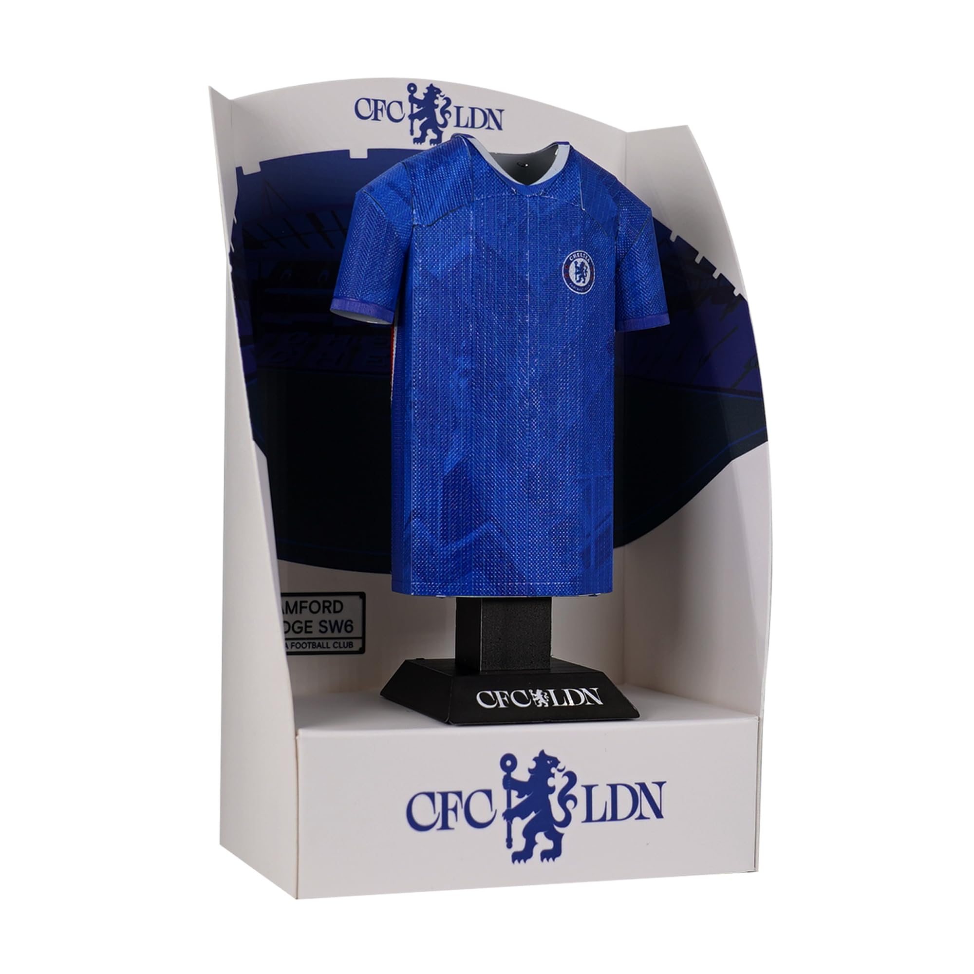 Chelsea FC 25/26 Home Metal Football Shirt, Officially Licensed Miniature Alloy Replica Jersey Collectible Display Gift - Image 3