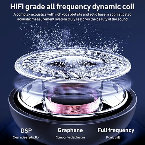 Miniatura 7 de Auriculares intrauditivos con estuche de carga, control táctil, auriculares impermeables con pantalla LED micrófono incorporado para deportes,