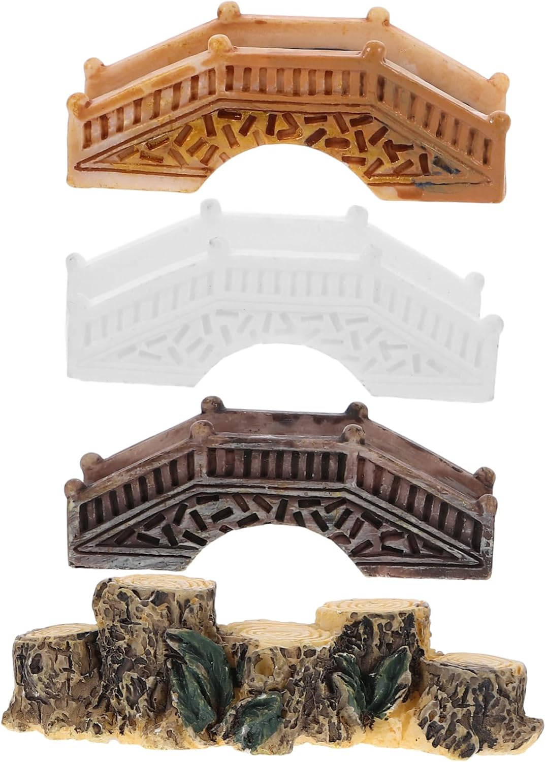 BESPORTBLE 20pcs Mini Plastic Arch Bridge Model Garden Walkway for Micro Landscape Decor