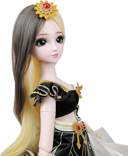 Miniatura 5 de Justice 1/3 BJD SD Doll Girl 24" 23.6 in 20 bolas articuladas BJD Muñecas Set completo de juguete Diosa + accesorio