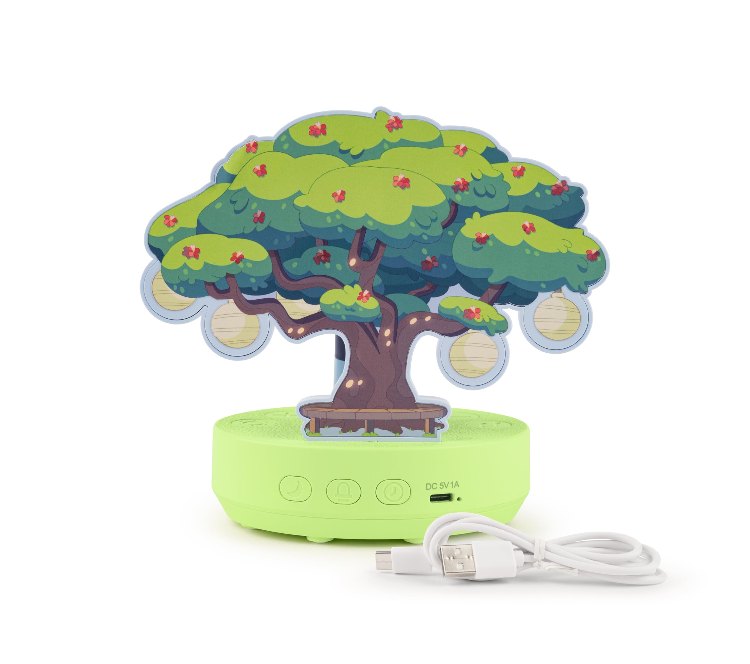 BIGBEN Luz nocturna musical y reloj despertador con música inalámbrica BLUEY, con licencia oficial - Batería recargable - Diseño original - LUZ