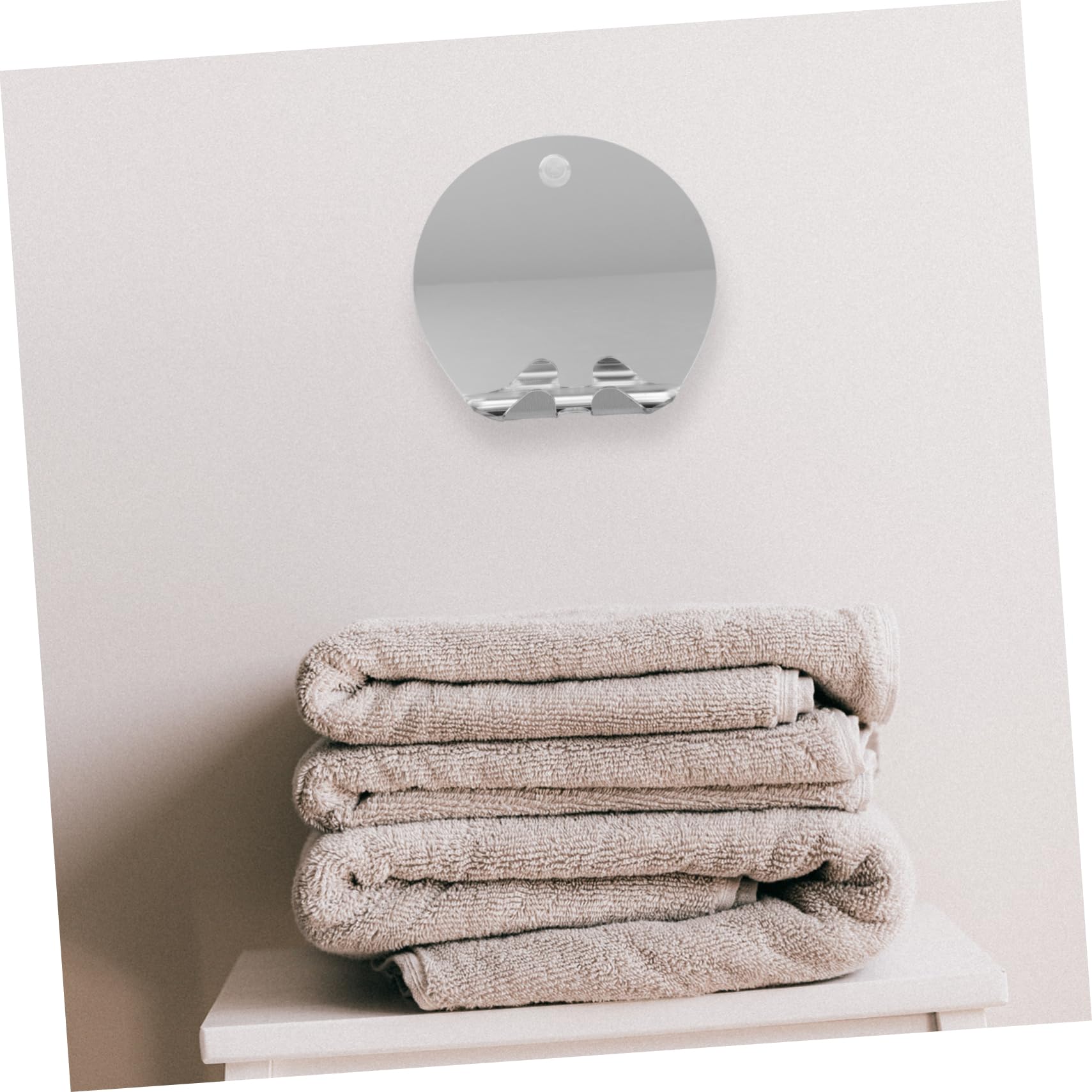 SOESFOUFU Bathroom Mirror Suction Cups Anti Makeup Mirror Set Portable Home Toiletry Mirror Male Shaving Mirror Design