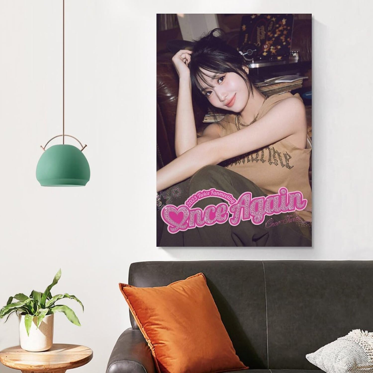 MOMO モモ TWICE トゥワイスキャンバスポスター (2) ポスター 装飾 絵 キャンバス 壁アート リビングルーム 寝室 印