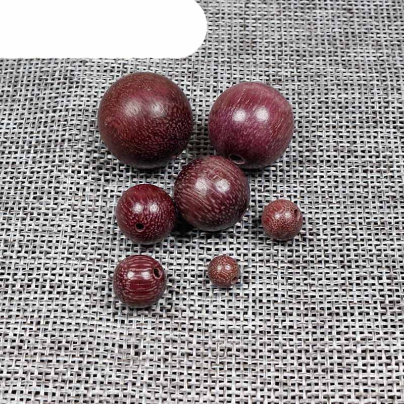 20 pz/lotto Rotonda Perline di Legno Naturale 6-20mm Sandalo/Passandro/Padauk Perline di Legno del Distanziatore FAI DA TE Creazione di Gioielli Finding-12,20mm 20 pz
