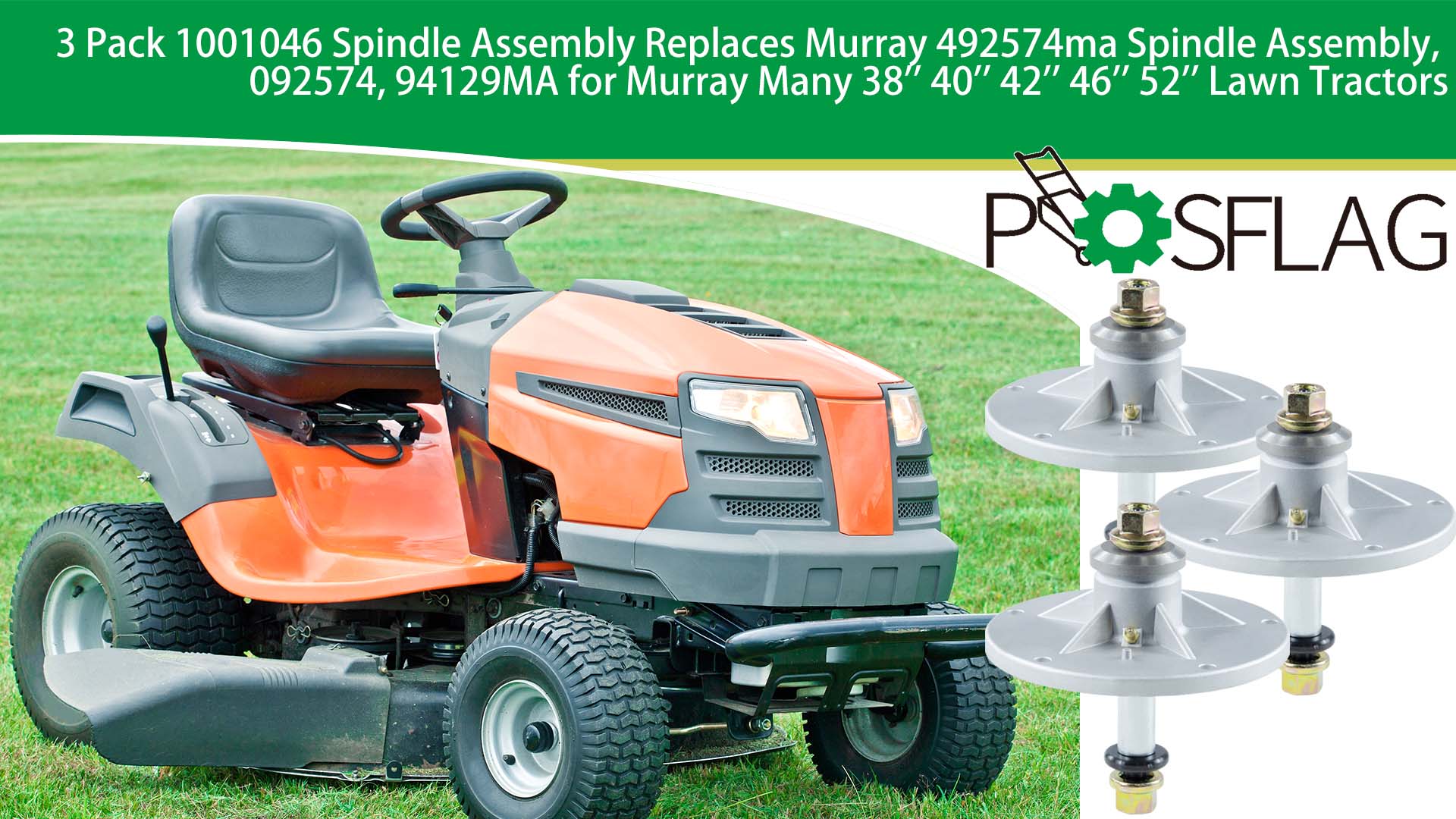 のま Amazon.com : POSFLAG 3 Pack 1001046 Spindle Assembly