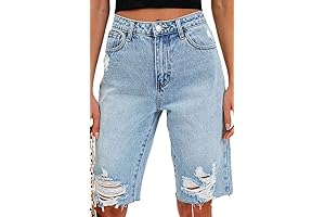 Women's High Waist Bermuda Shorts: Everyday Comfort and Style