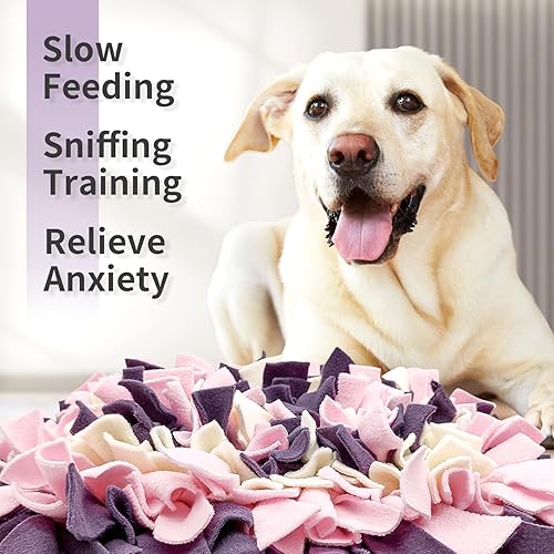 Miniatura 30 de Tapete para olfatear mascotas para perros, tapete de alimentación para perros, tapetes de entrenamiento de nariz para forrajear instinto interactivo